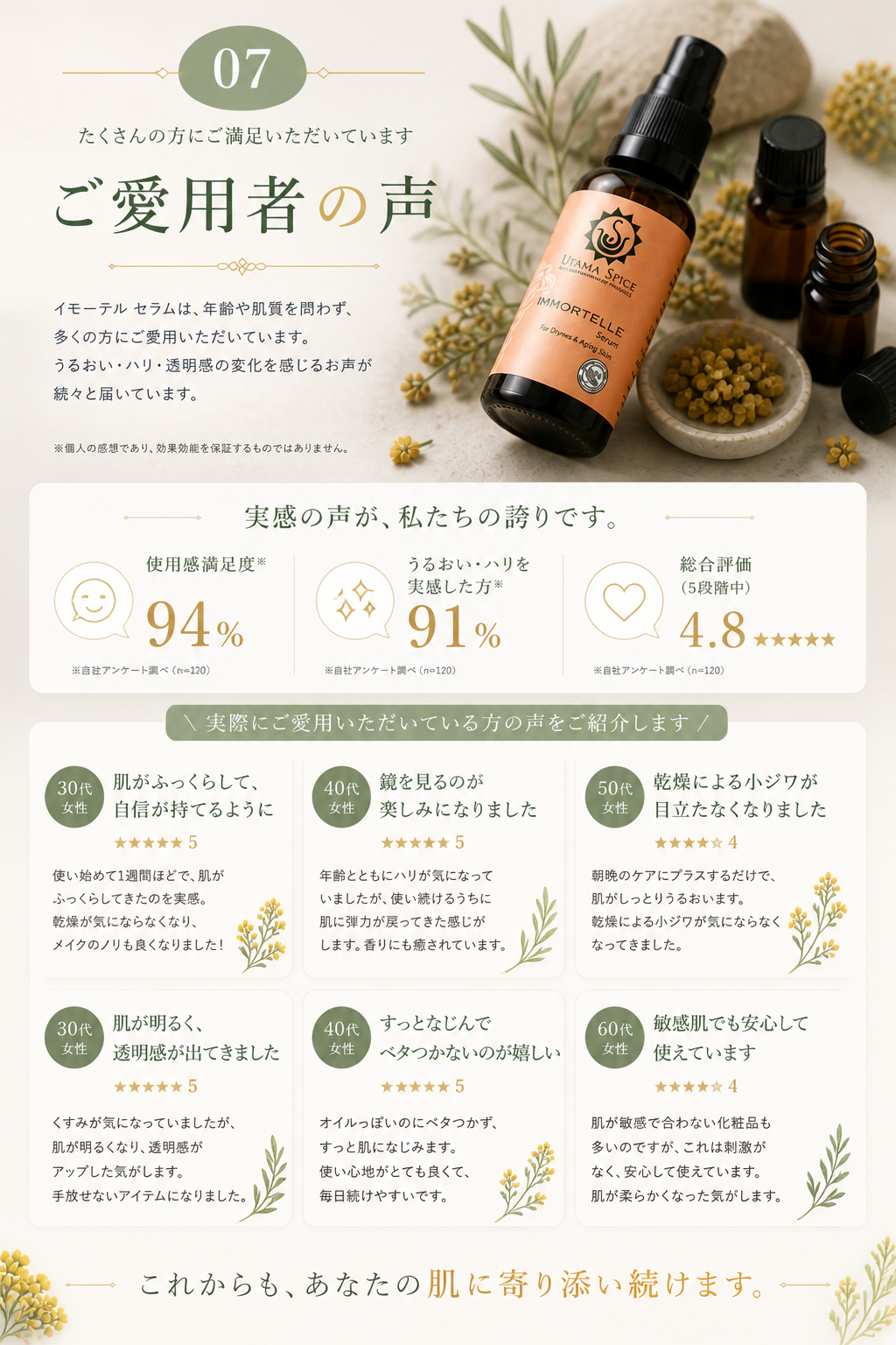 Immortelle Face Serum