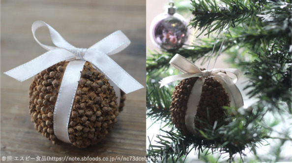 ドイツのクリスマスの香りポマンダー飾り付け