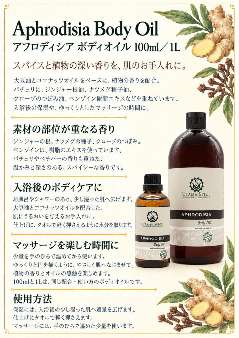 ボディオイル アフロデシア 100mlの商品案内